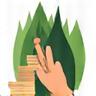 Icon representing wood selection process